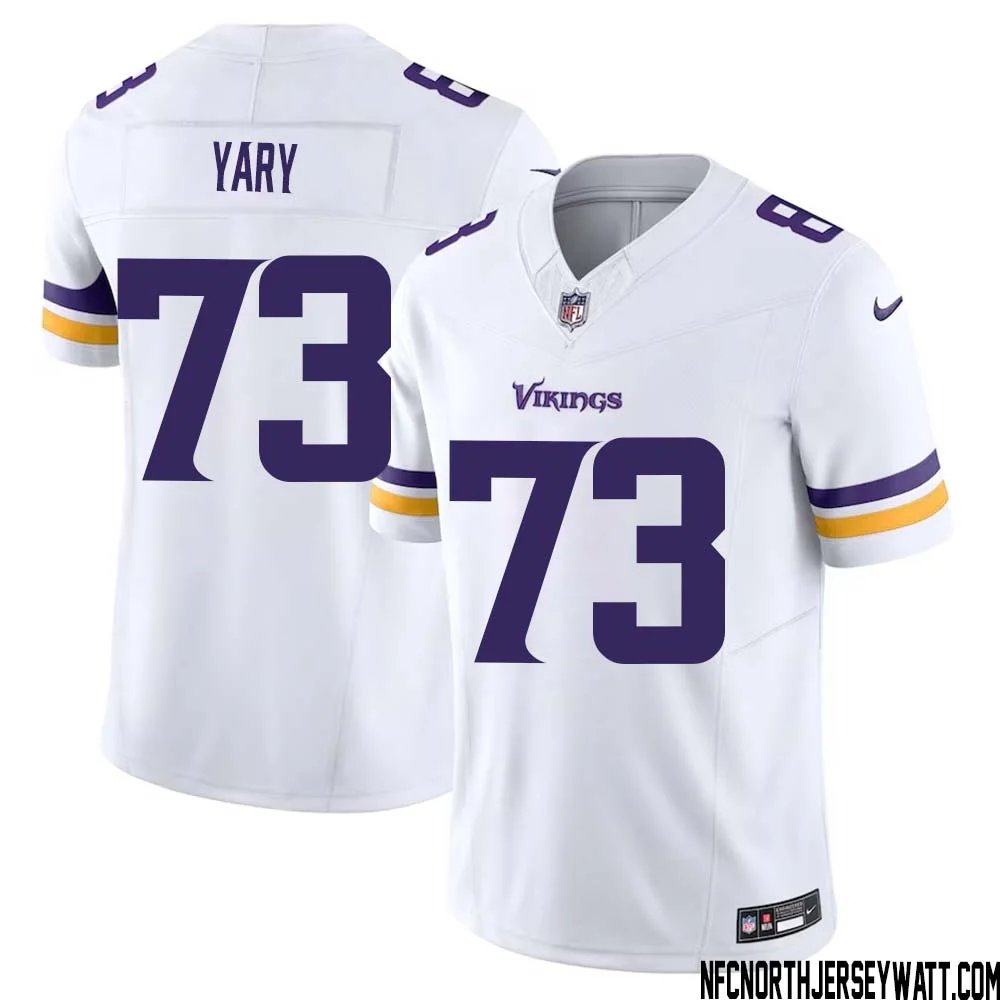 Ron Yary No 73 Men White Minnesota Vikings Vapor F.U.S.E. Limited Jersey 1