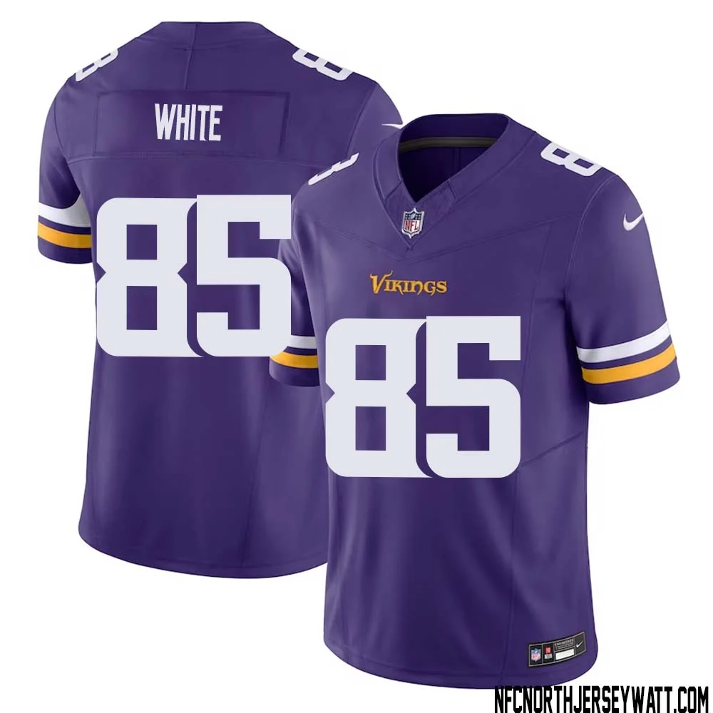 Sammy White No 85 Men Purple Minnesota Vikings Vapor F.U.S.E. Limited Jersey 1