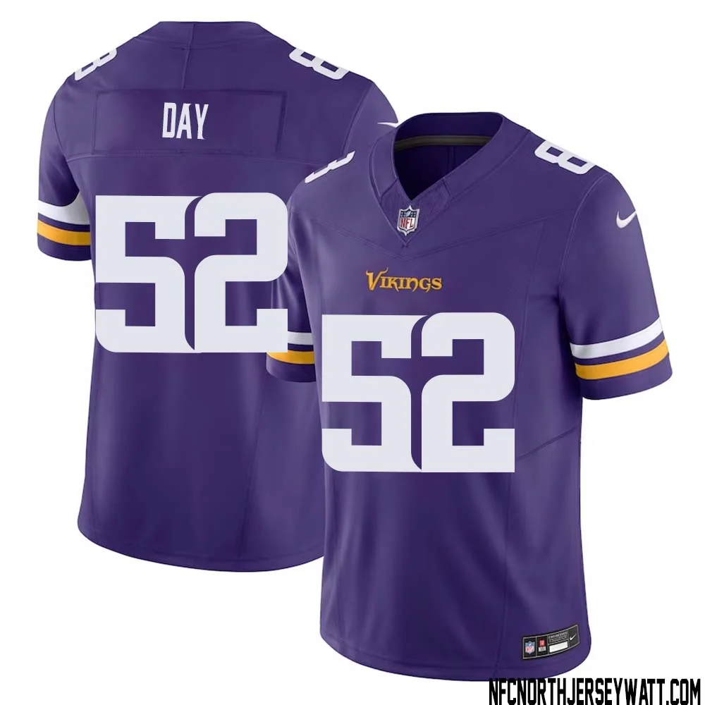 Sheldon Day No 52 Men Purple Minnesota Vikings Vapor F.U.S.E. Limited Jersey 1