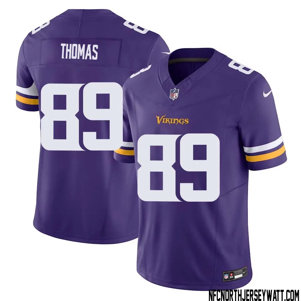Thayer Thomas No 89 Men Purple Minnesota Vikings Vapor F.U.S.E. Limited Jersey 1