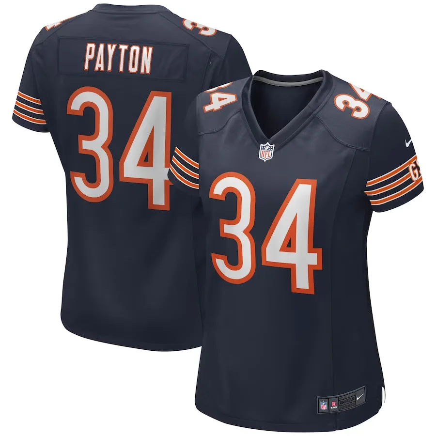 Walter Payton Jersey, Navy Woman's, Retired Player Jersey -