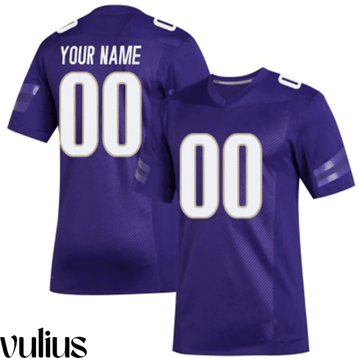 Washington Huskies Custom Jersey, Purple Woman's, Custom Game Jersey Stitched -